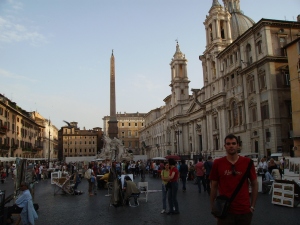 Piazza Navona y la Fontana dei Fiumi